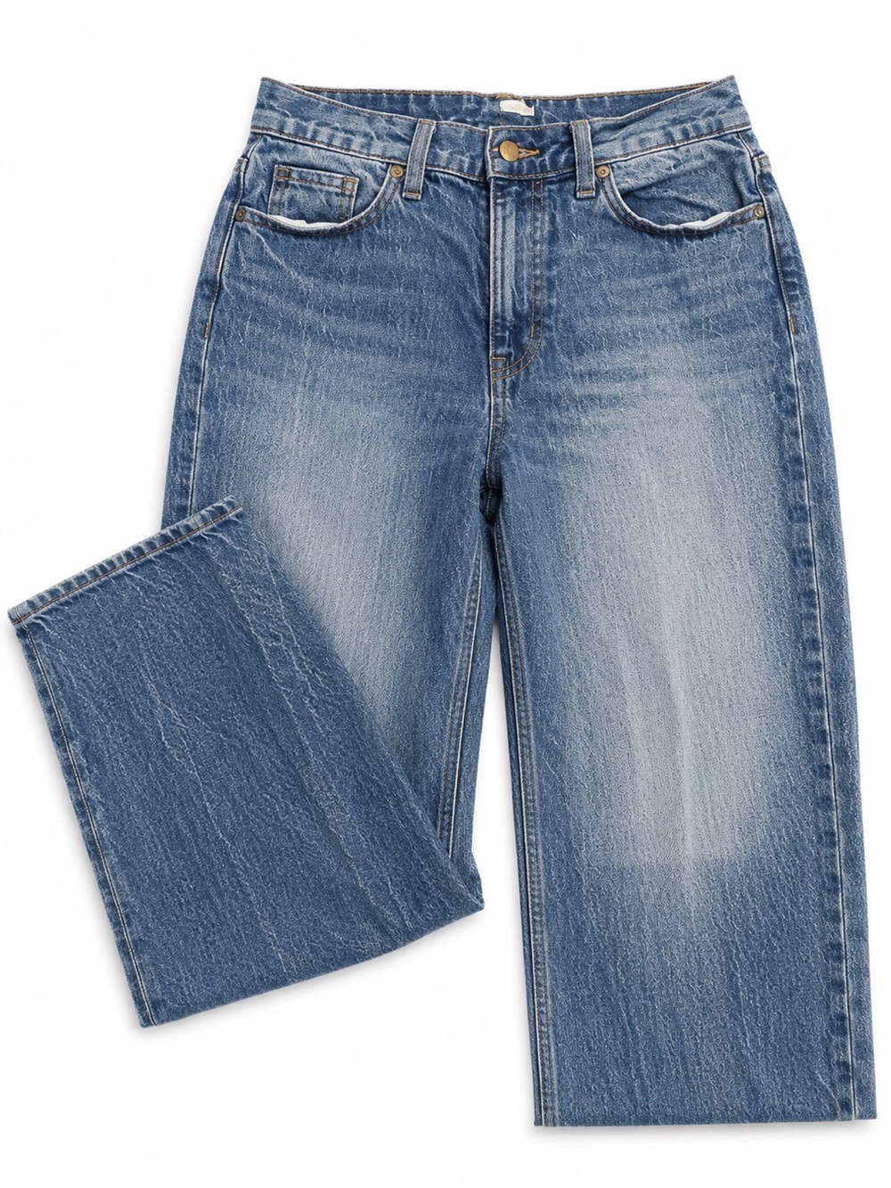 Universal Thread Straight-Leg Jeans in Faded Blue